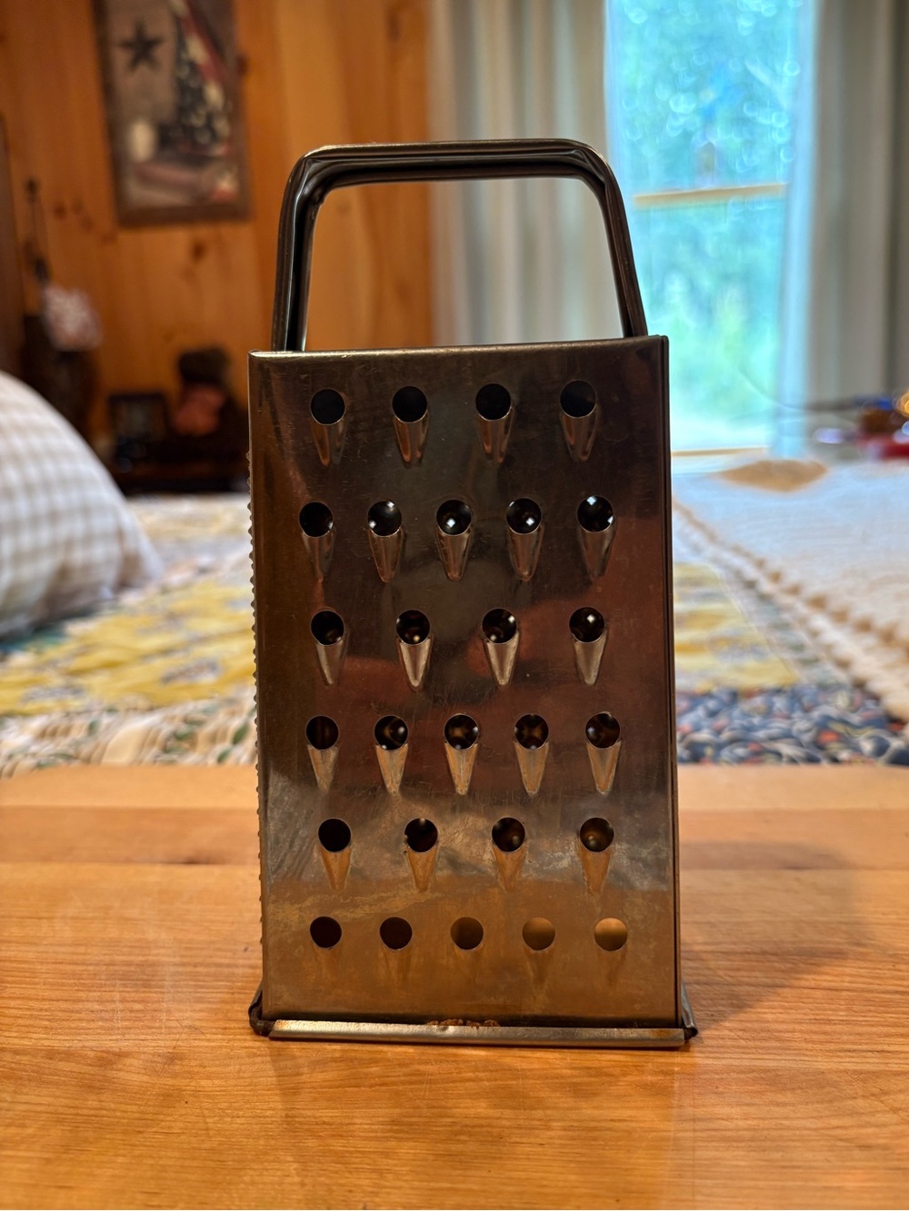 Vintage Jacob Bromwell Stainless Steel Box Grater 3419 Michigan City Indiana